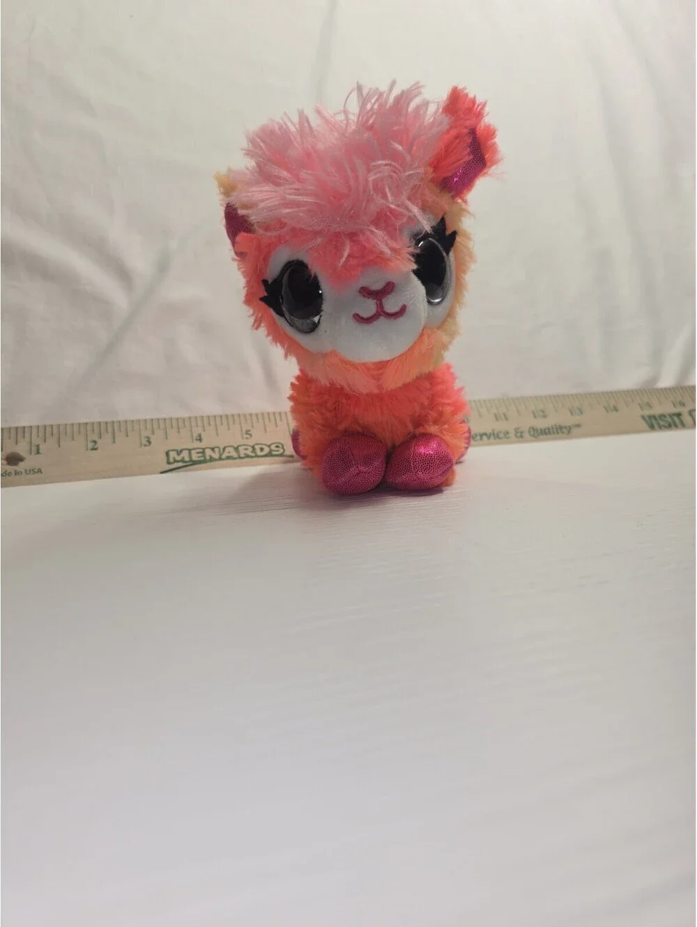 ZURU Coco Surprise Juno Plush Alpaca Llama Pink Orange Stuffed Animal 6